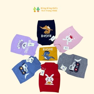 Áo gile áo gile len quảng châu cho bé trai, bé gái nhiều màu từ 2-6 tuổi