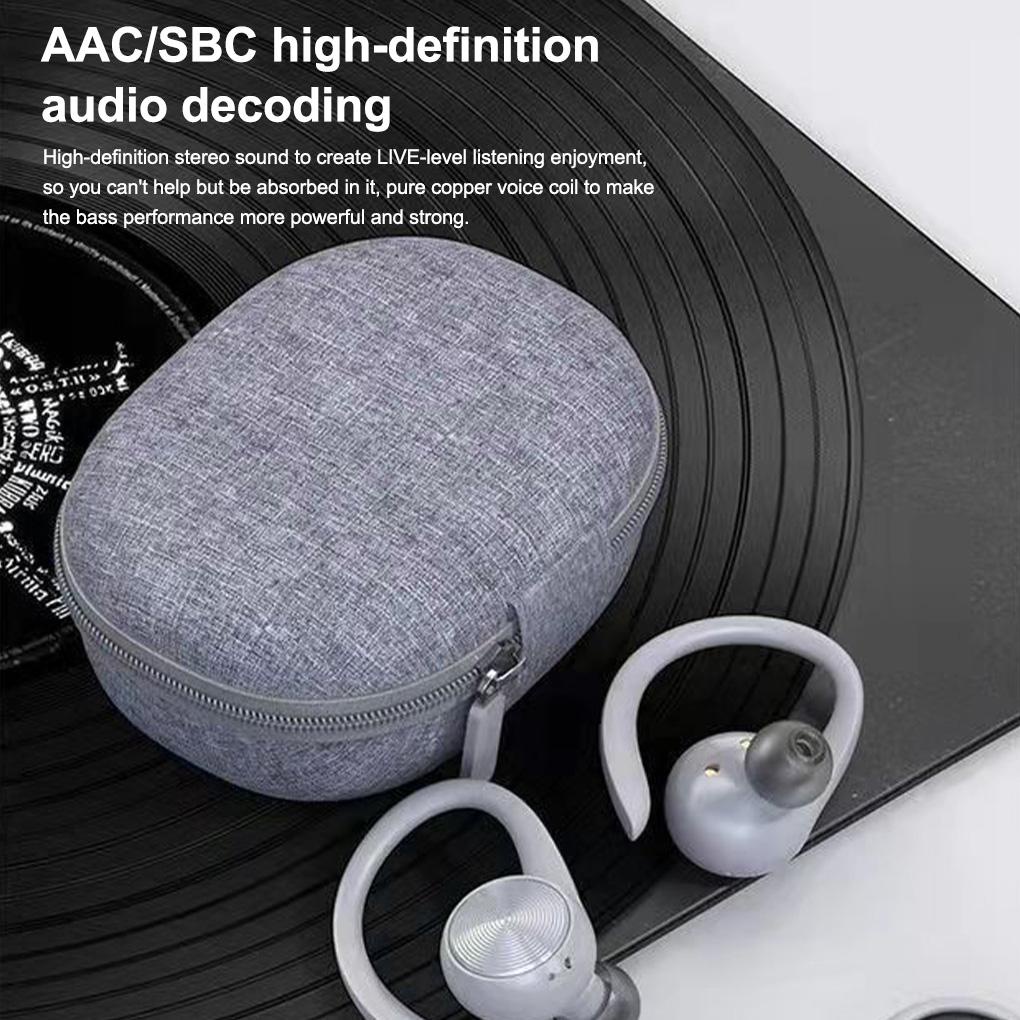 Tai Nghe Bluetooth Móc Tai Có Đèn LED Dùng Cho Điện Thoại