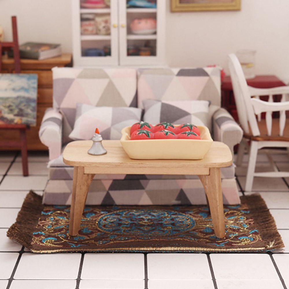 RAINBOW Thảm Lót Sàn Trang Trí Nhà Búp Bê Phong Cách Địa Trung Hải