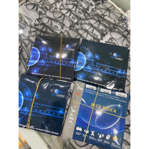 Tròng kính Bluelock chống ánh sáng xanh UV420 chiết xuất 1.61