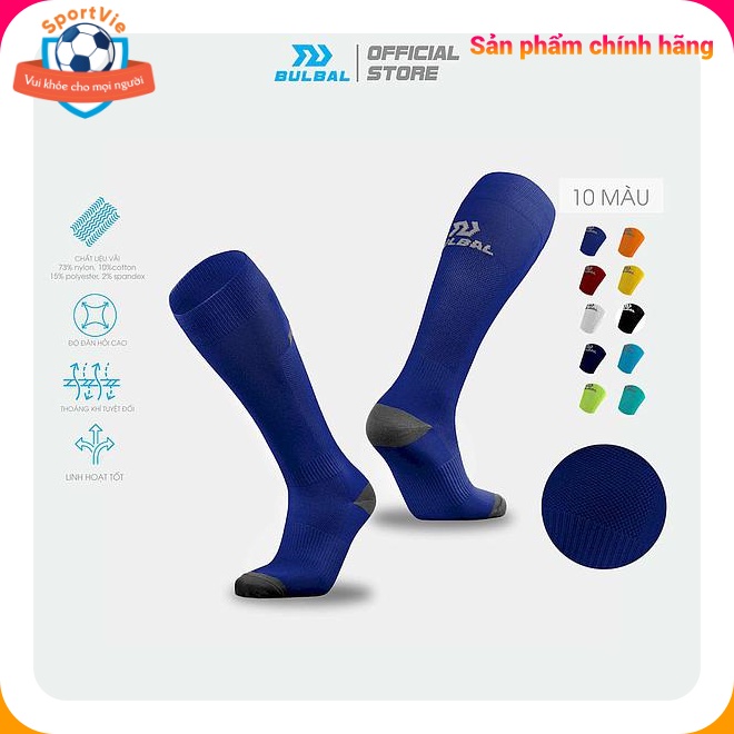 Tất dài BULBAL, Vớ dài BULBAL, Tất dài thể thao BULBAL chính hãng cao cấp, co giãn, thấm hút, thông thoáng, khử mùi