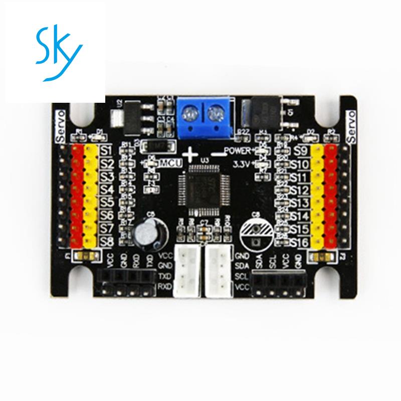 Bảng Mạch Điều Khiển Servo 16 Kênh 12-BIT PWM-12C PCA9685 Cho Raspberry Pi Jetson
