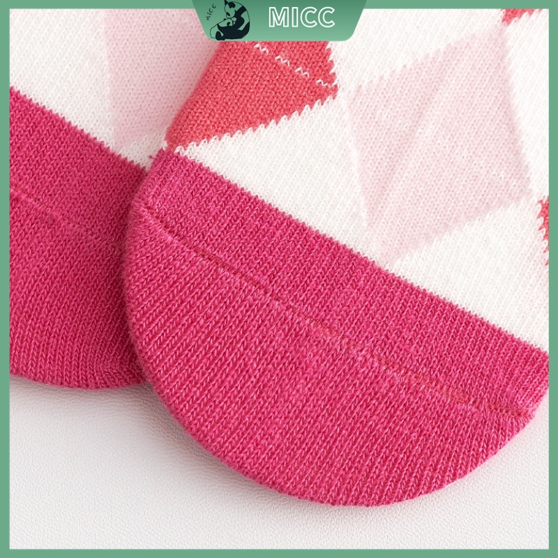 Set 5 Đôi Tất Cotton Kẻ Sọc Dễ Thương Cho Bé Trai 1-12 Tuổi