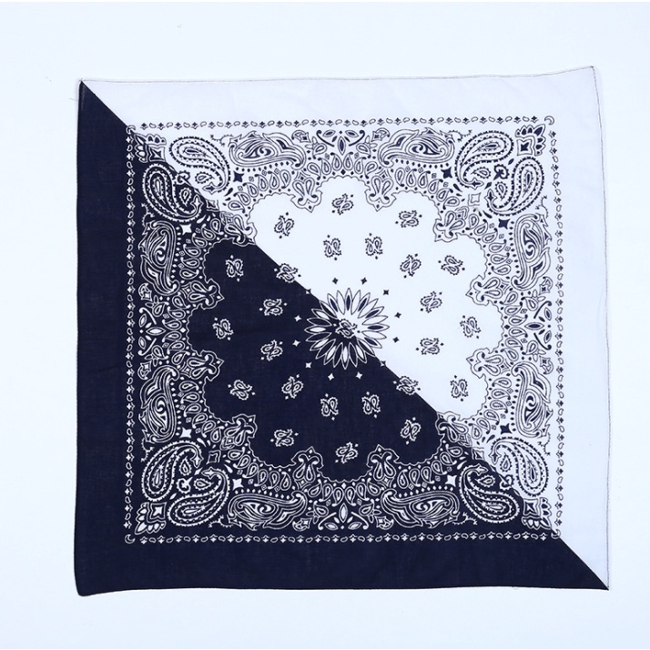 Khăn bandana phối 2 màu cá tính