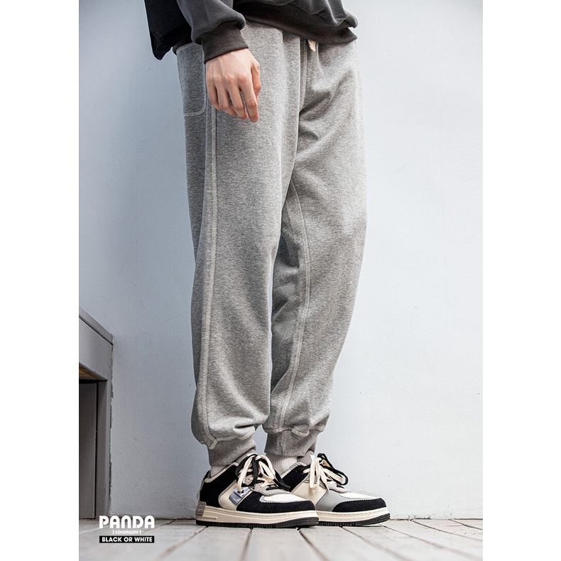 Giày thể thao MADEN cổ thấp vải nhung kẻ thêu họa tiết gấu trúc thời trang mùa thu 2022 trẻ trung