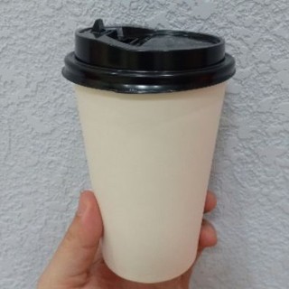 Combo 50 Cốc Giấy 12oz (360ml) KÈM NẮP ĐEN