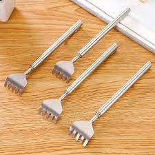 Cây Gãi Lưng INOX Kéo Dài Rút Gọn 50cm - Tay Dụng Cụ Đồ Gãi Ngứa Siêu Đỉnh