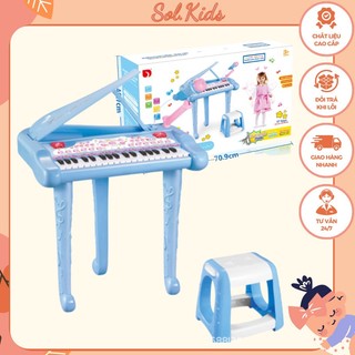 Đàn đồ chơi cho bé, đồ chơi âm nhạc cho bé, cây đàn piano cho bé cỡ to có mic, có thu âm