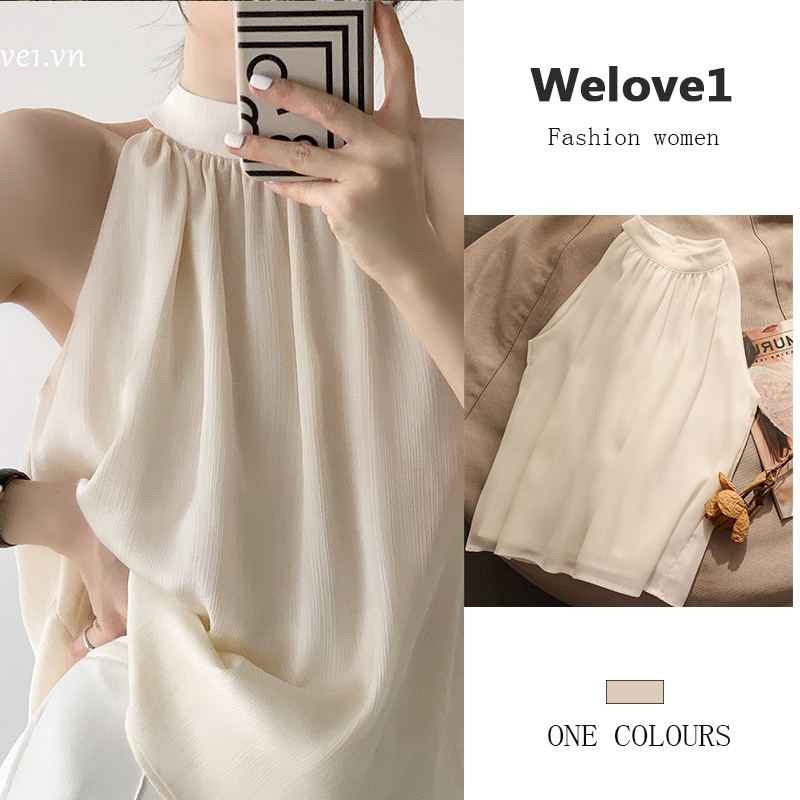 Thời trang nữ hàn quốc Áo Hai Dây Cổ Yếm Phong Cách Hàn Quốc Thời Trang Cao Cấp Cho Nữ