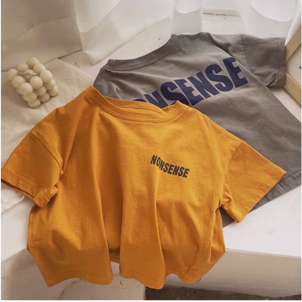 Bộ Quần Jean Và Áo Cộc Tay NonSe Cho Bé Trai Và Bé Gái Chất Liệu Mềm Mịn Thoáng Mát  Heri Kids