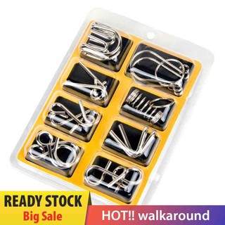 Set 8 đồ chơi gỡ rối bằng kim loại giải tỏa căng thẳng