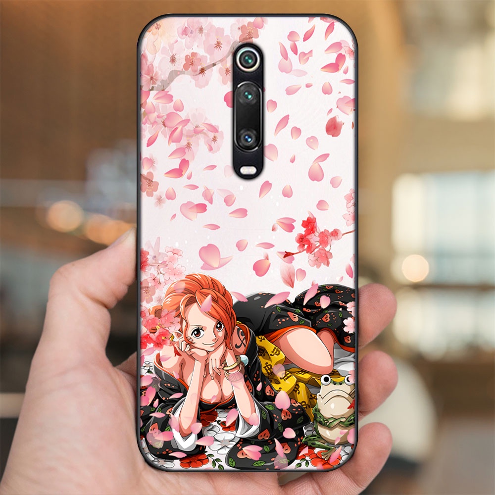 Ốp lưng Xiaomi K20, K20 Pro, Mi 9T viền đen in hình Nami One Piece Đảo Hải Tặc