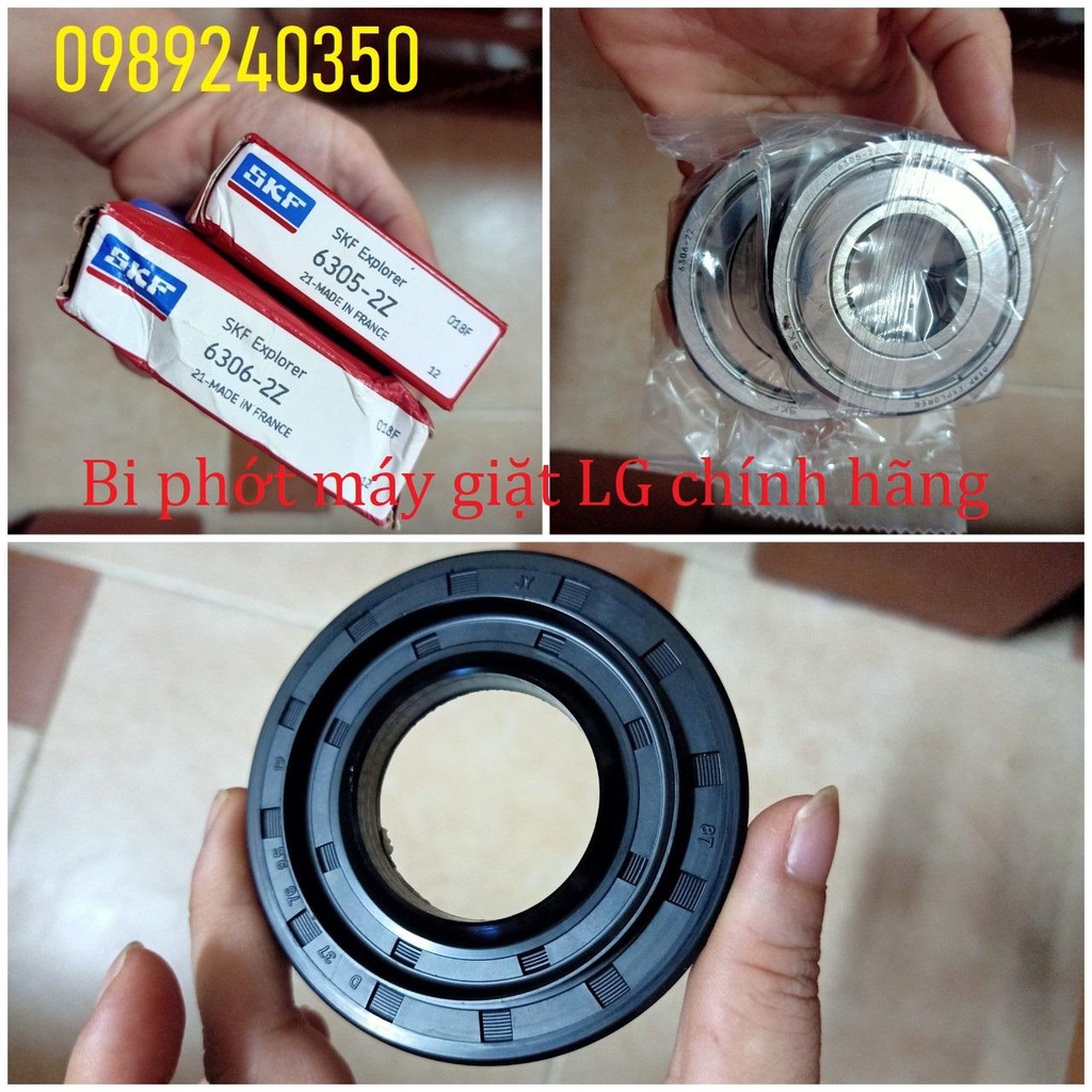 Bộ bi phớt máy giặt LG 8kg, 8,5kg, 9kg, 9,5kg, 10kg cửa ngang chính hãng