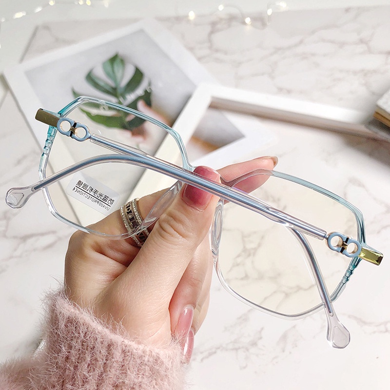 Kính Mát Gọng Vuông Bảo Vệ Mắt Chống Bức Xạ Ánh Sáng Xanh Chất Lượng Cao