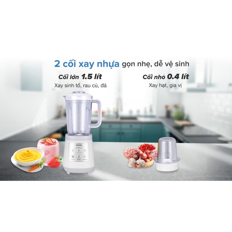 Máy xay sinh tố đa năng Toshiba BL-70PR1NV hàng chính hãng % mới  bảo hành chính hãng 12T