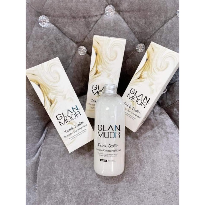 Tẩy trang bùn khoáng Glan moor detox zeolite trumble cleasing water
