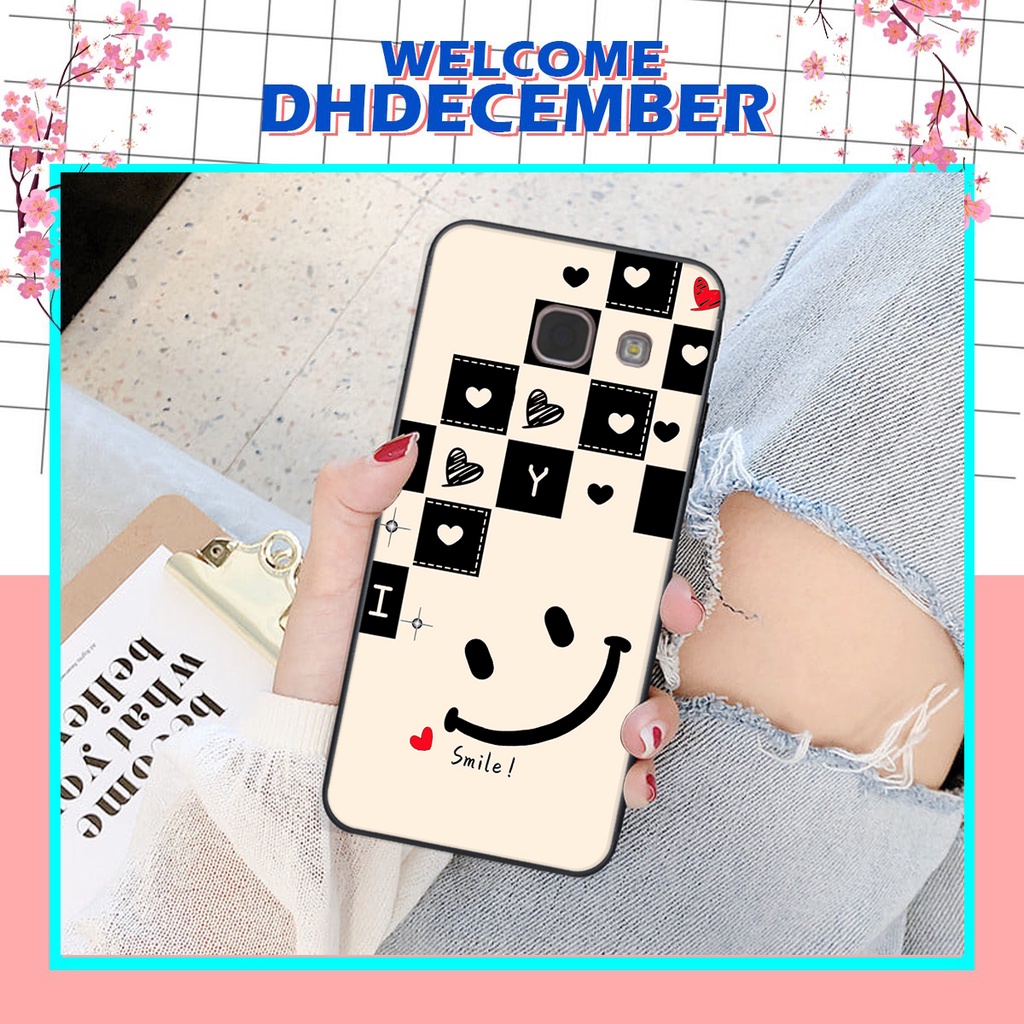 Ốp lưng Samsung A3 2017 / A5 2017 / A7 2017 in hình tim, kẻ vuông mẫu mới CỰC XINH
