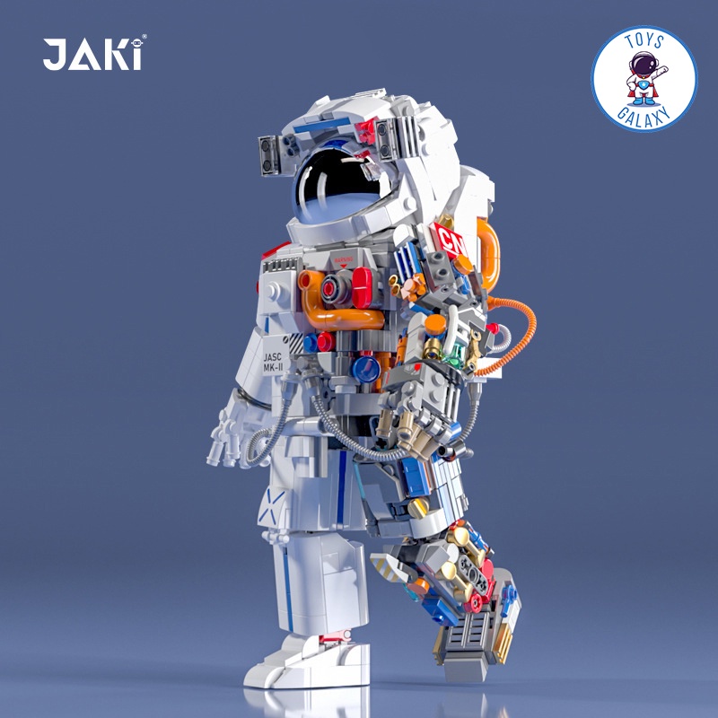 Đồ Chơi Lắp Ráp Kiểu LEGO Mô Hình Phi Hành Gia Breaking Dawn Astronaut Jaki Thám Hiểm Vũ Trụ JK9106 Với 800 Chi Tiết