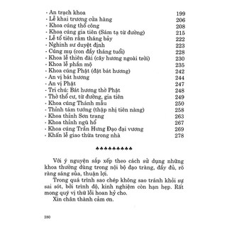 Sách - Khoa cúng thông dụng
