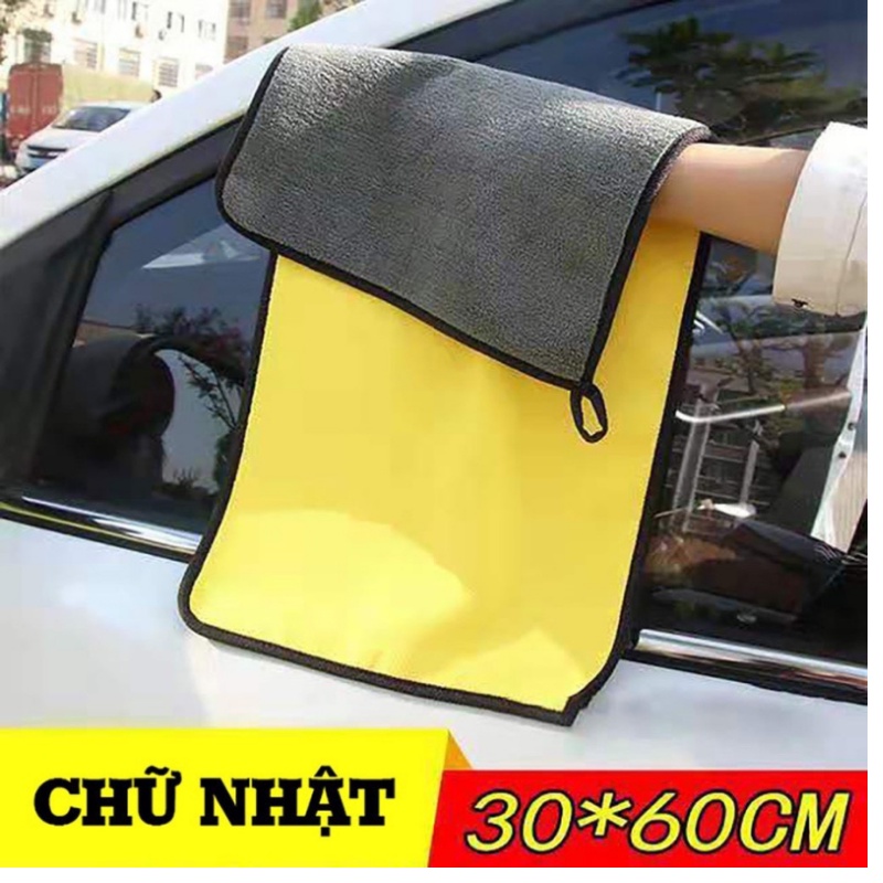 Khăn lau ô tô, Khăn lau ô tô chuyên dụng, lau bếp, lau kính 2 lớp cao cấp siêu sạch siêu thấm hút