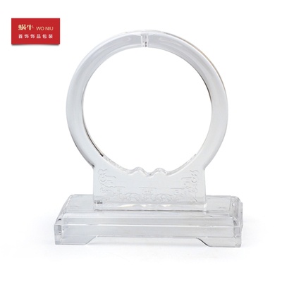 Kệ khung tròn trưng mặt dây chuyền, trang sức bằng nhựa cao cấp