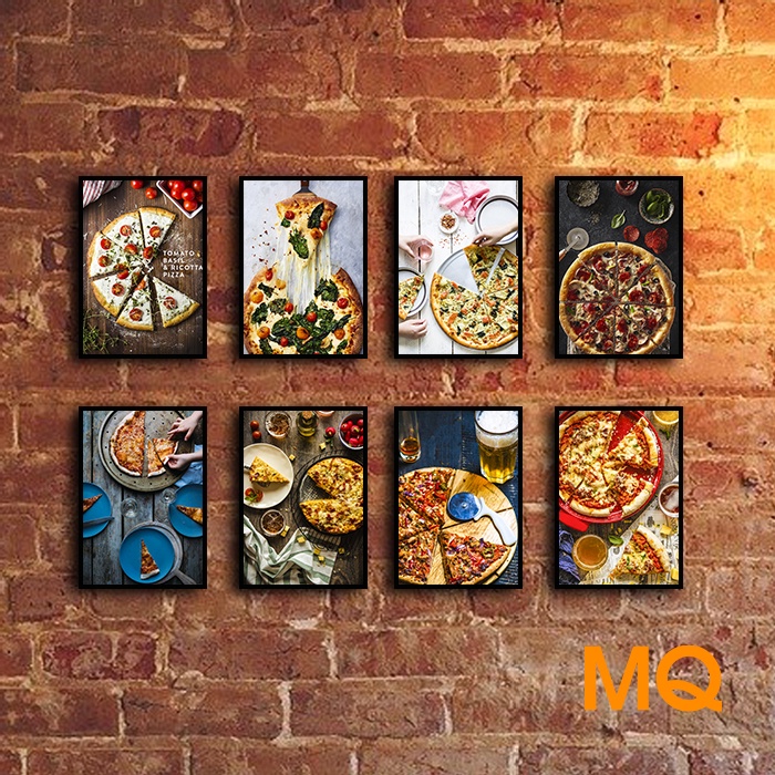 Ablum Các Mẫu Tranh Trang Trí Quán PIZZA, Đồ ĂN Vặt, Nhà Hàng...Hot Nhất Hiện Nay