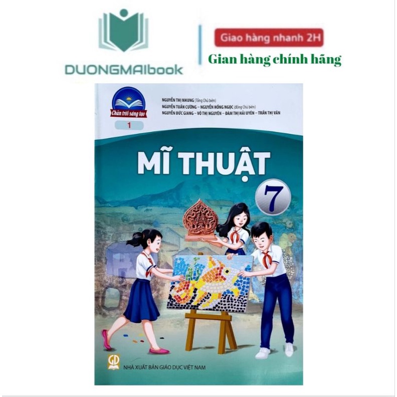 Sách - Mĩ thuật 7 bản 1 - Chân trời sáng tạo (bán kèm 1 bút chì)