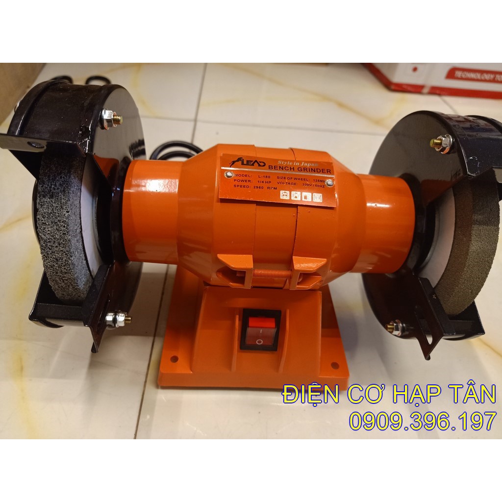 MÁY MÀI 2 ĐÁ  CHÍNH HÃNG 1/4HP – 1/2 HP CHÍNH HÃNG LEAD – NHẬT BẢN