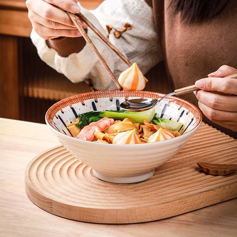 Bát tô loe sứ thổ cẩm sẵn 4 mẫu