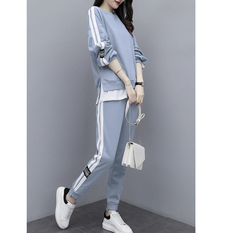HOT !!! Bộ Đồ Thể Thao Nữ Dài Tay Chất Poly Cotton , Phối Màu Trẻ Trung Thời Trang Mặc Nhà Cao Cấp Full Size ( BÁN GIÁ G