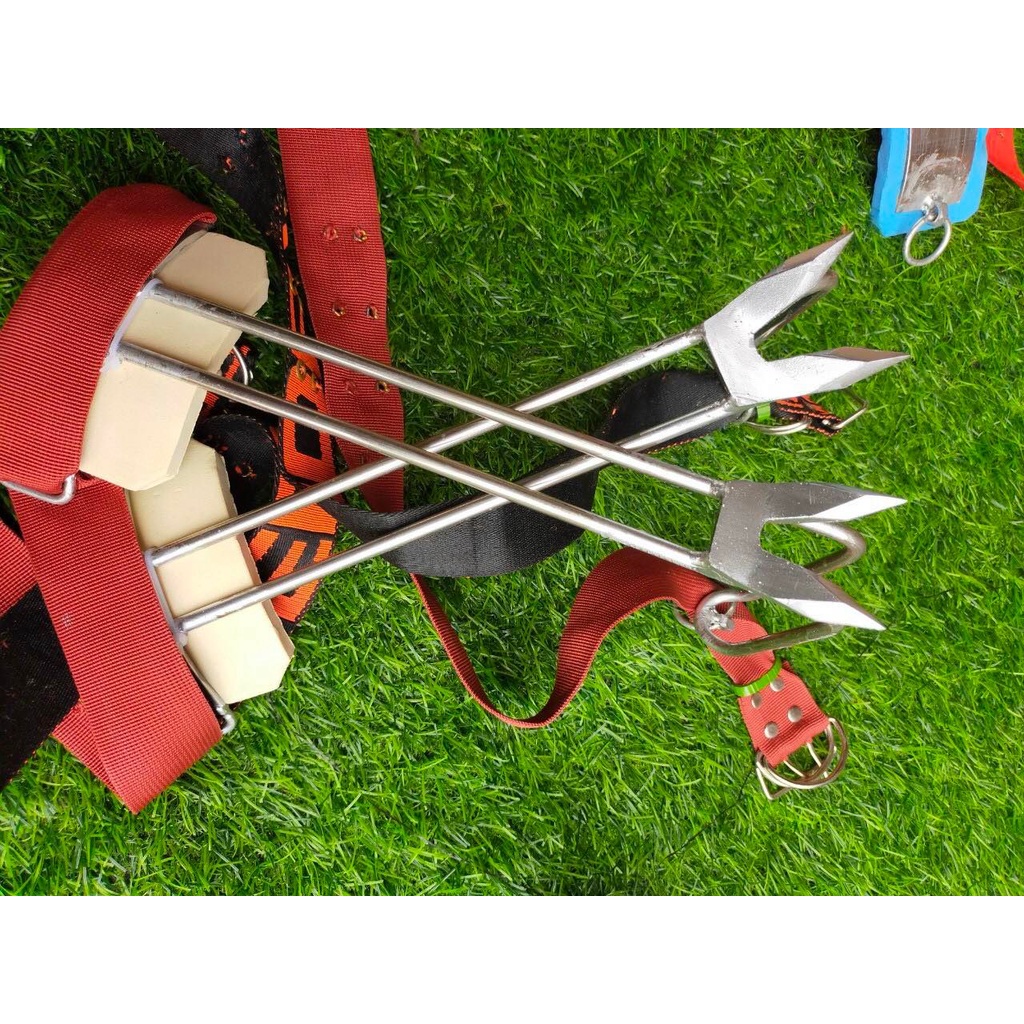 guốc trèo cây 2 đinh thép siêu nhẹ