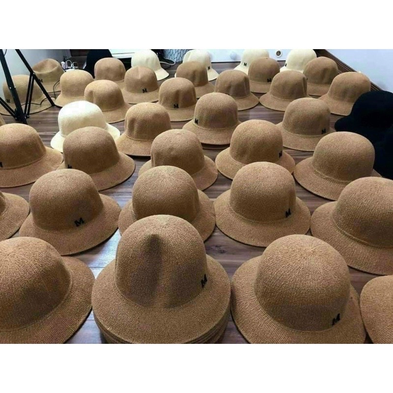 NÓN CÓI TRÒN CHỮ M SIÊU ĐẸP CHO NỮ SIÊU XINH THỜI TRANG