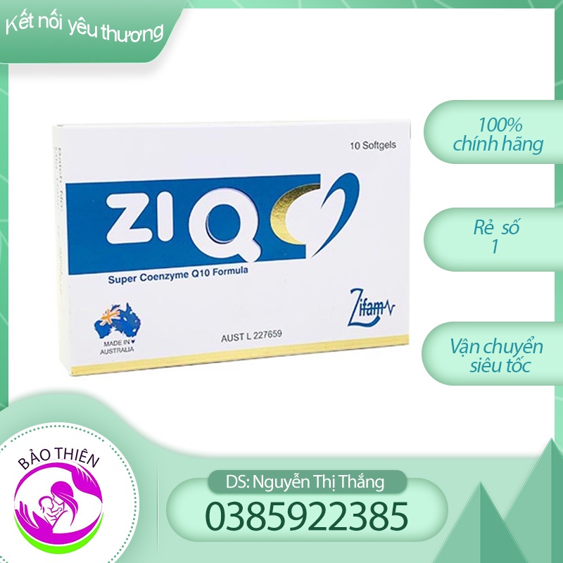 Ziq10 [CHÍNH HÃNG] ziq chống oxy hoá date mới 2026