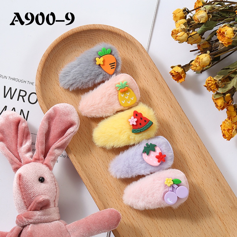 Kẹp Tóc Hình Trái Cây Hoạt Hình Xinh Xắn Cho Bé Gái