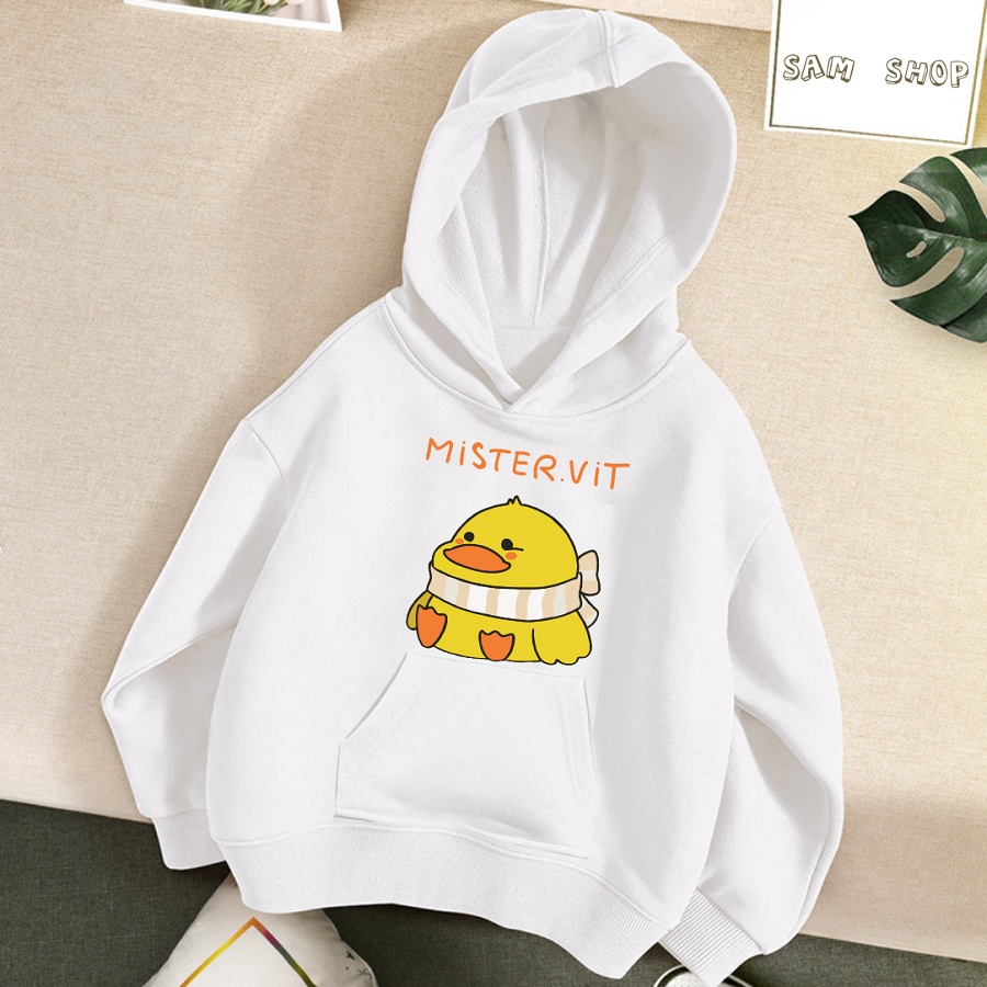 Áo hero team áo hoodie nỉ bông màu trắng đủ size cho bé trai bé gái