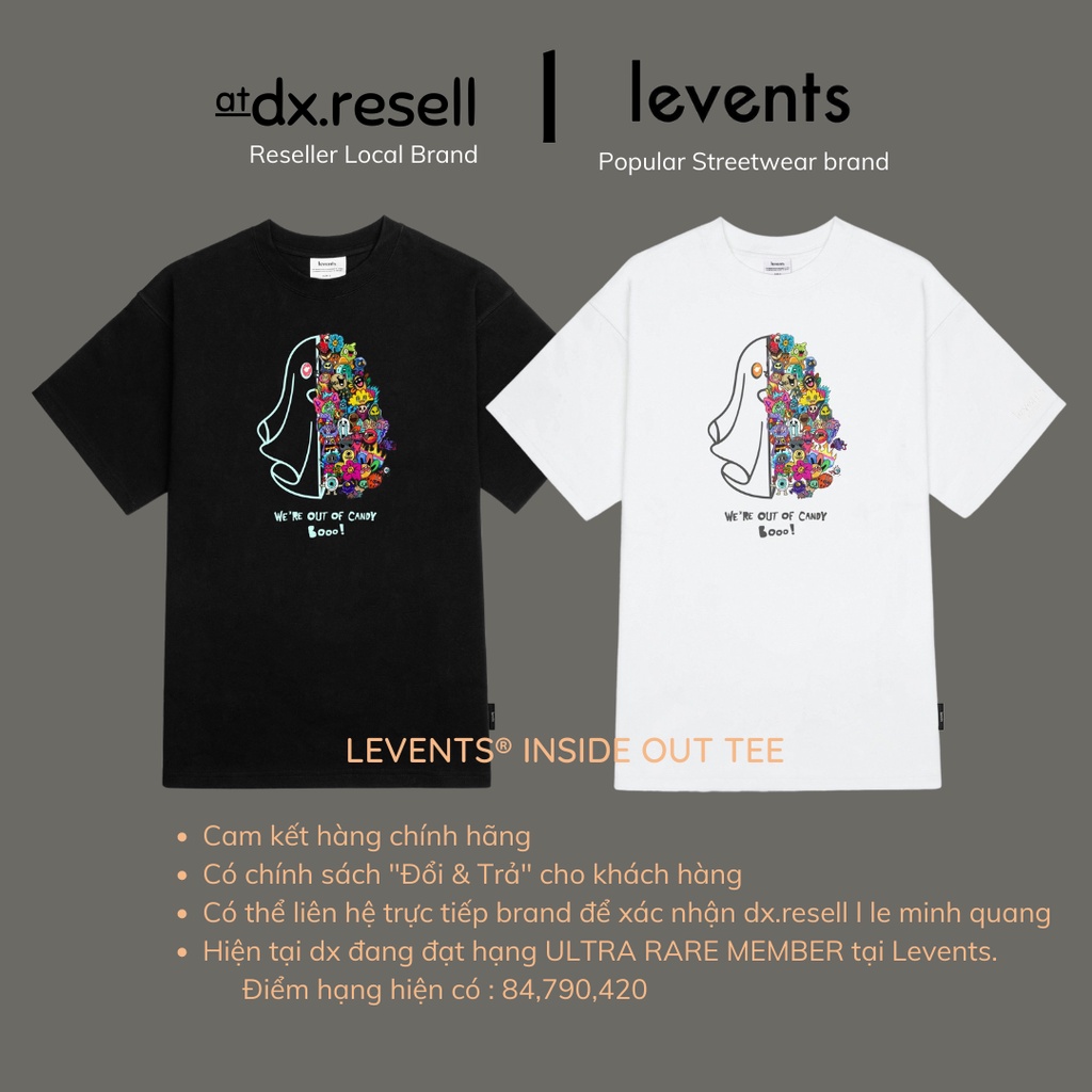 Áo Thun LEVENTS INSIDE OUT TEE ( Halloween is a holiday)