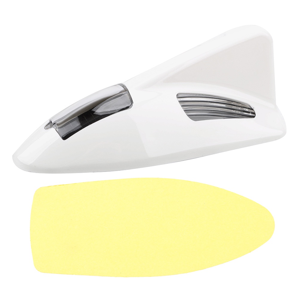 Ăng Ten Vây Cá Mập Có Đèn LED Nhấp Nháy Bảo Vệ Gắn Nóc Xe Hơi Dùng Năng Lượng Mặt Trời