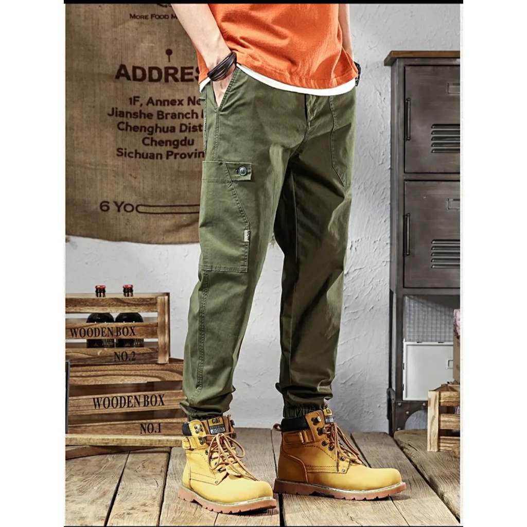 Quần Jogger Nam KAKI CAO CẤP Quần Kaki Nam ống bo chun Kiểu Dáng trẻ trung