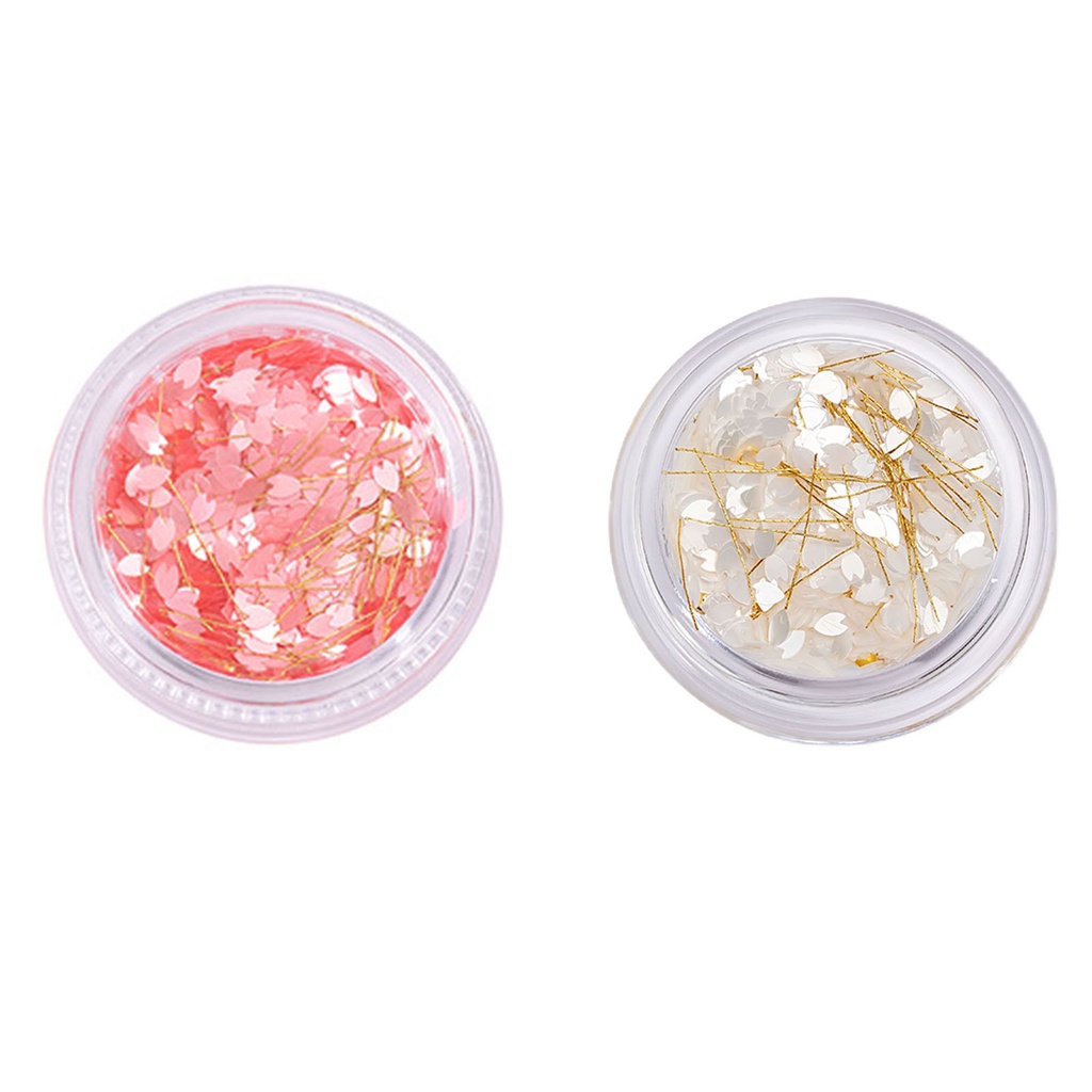 1 Hộp Kim Sa Siêu Mỏng Lấp Lánh Chống Phai Màu Trang Trí Móng Tay