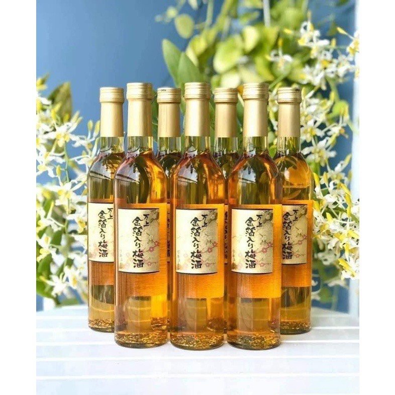 Nước Mơ Ngâm Trái Cây Vảy Vàng KIKKOMAN Nhật Bản chai 500ml Tinh Khiết Giúp Tăng Cường Sức Khỏe (tongkhohangthai1)