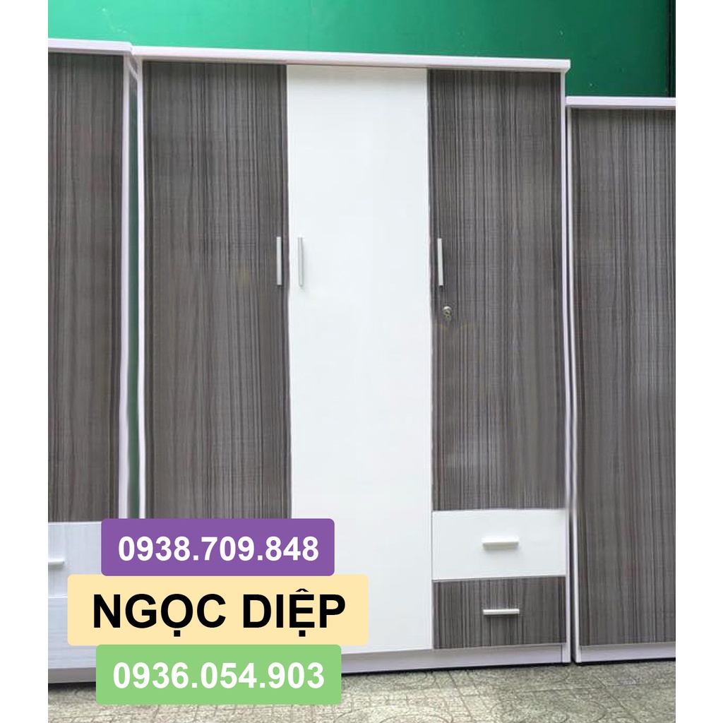 -[GIAO SIÊU TỐC]-[XƯỞNG BÁN TRỰC TIẾP] - Tủ nhựa đài loan trẻ em/ người lớn 3c2nk nhỏ 1m65 x 1m05