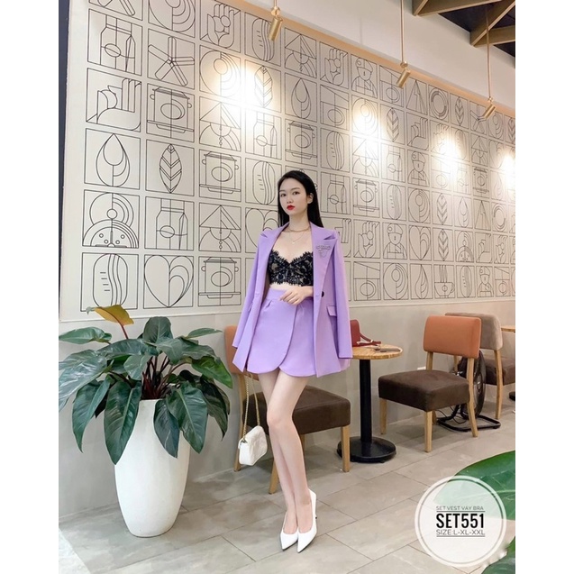 Set vest váy bra SET551