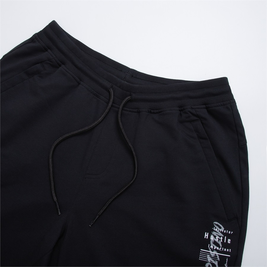 Quần Jogger Nam Thun Dài Thu Đông Thể Thao ARISTINO APA004W2 Dáng regular fit cạp chun gấu suông Vải Cotton Cao Cấp