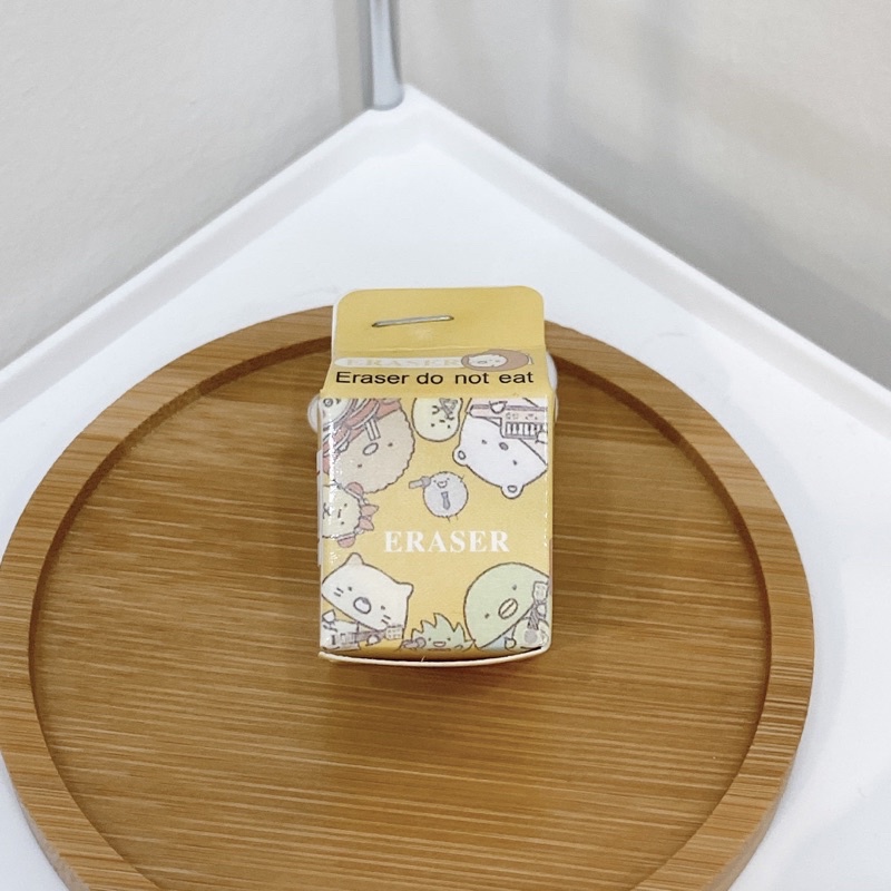 Tẩy gôm hoạt hình dễ thương vỏ hình hộp sữa