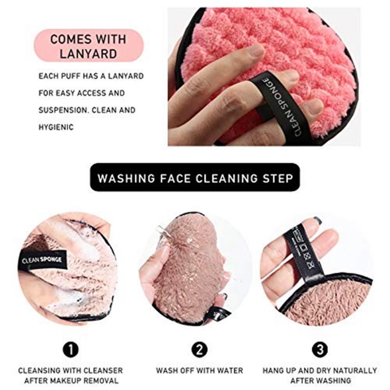 Bông Tẩy Trang Bằng Cotton Có Thể Tái Sử Dụng Tiện Lợi