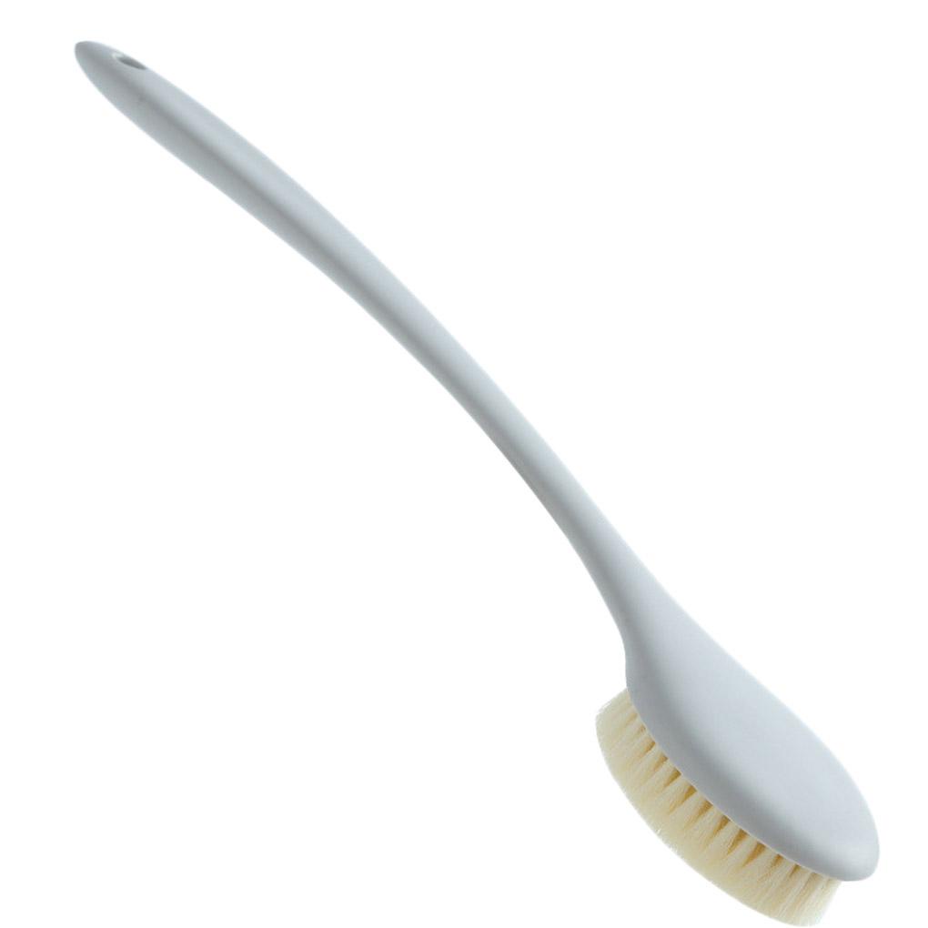 Bàn Chải Lông Mềm Cán Dài Tẩy Tế Bào Chết Làm Sạch Cơ Thể