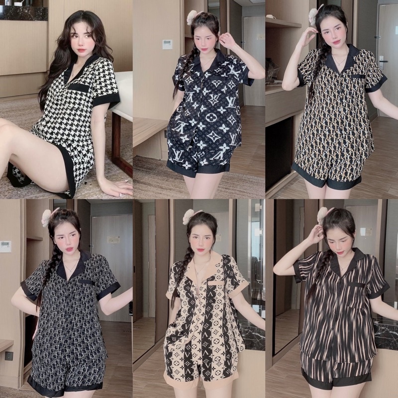 BỘ LỤA CÁNH DƠI ĐÙI HOẠ TIẾT XINH