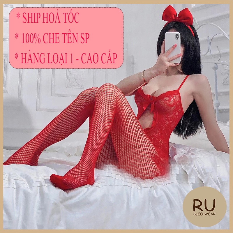 Tất lưới Cosplay Đồ ngủ gợi cảm - Body stockings lọt khe sexy B87-6
