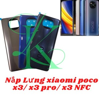 Nắp lưng dùng thay thế cho Xiaomi poco x3 / poco x3 nfc / poco x3 pro