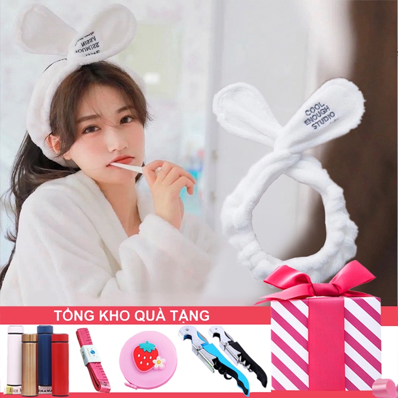 Băng Đô Tóc Thỏ VẢI NHUNG 3D Dành Cho Bạn Gái Mới Về T7